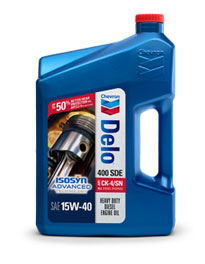 Chevron Delo 400 SDE 15W-40 CK-4