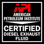 Domestic Fuels Diesel Exhaust Fluid certified by the API