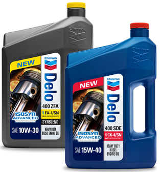 Chevron Delo Isosyn Advanced Technology Motor Oil from Domestic Fuels