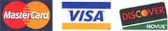 Domestic Accepts Mastercard Visa and Discovery Credit Cards